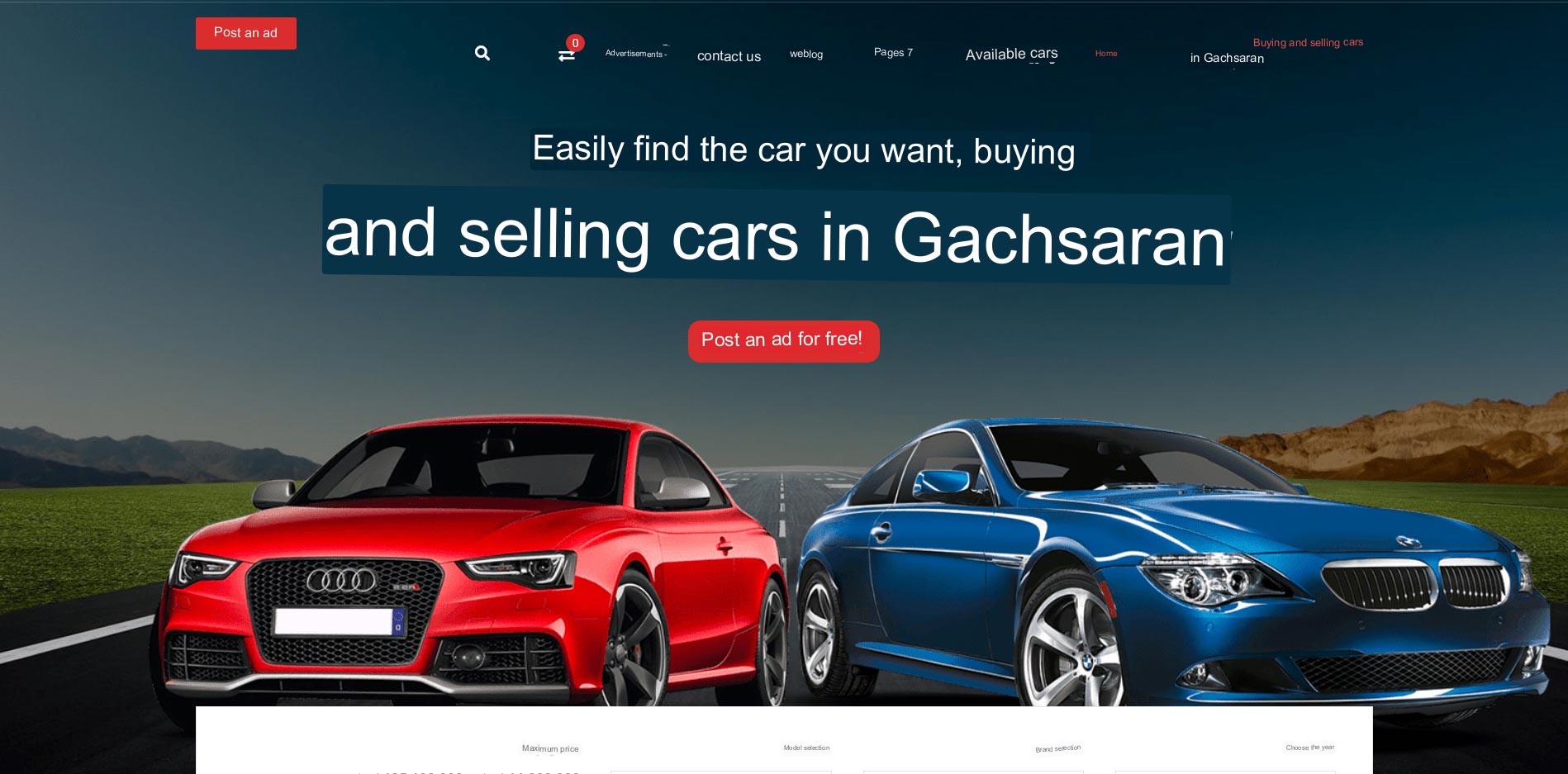 Online Car Sale Site